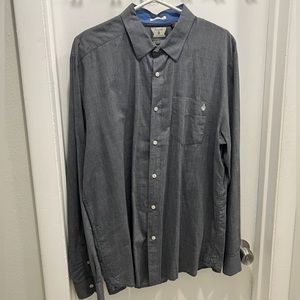 Mens L, Volcom button up shirt